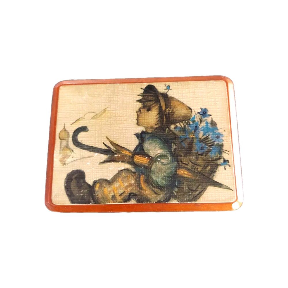 Hummel Boy Music Vintage Trinket Box Wooden Dr. Zhivago Lara's Theme